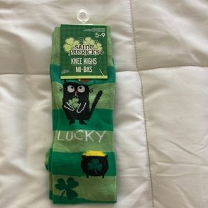 Green Saint Patrick’s Day socks